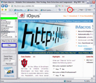 4IE iMacros Web Macro Recorder screenshot